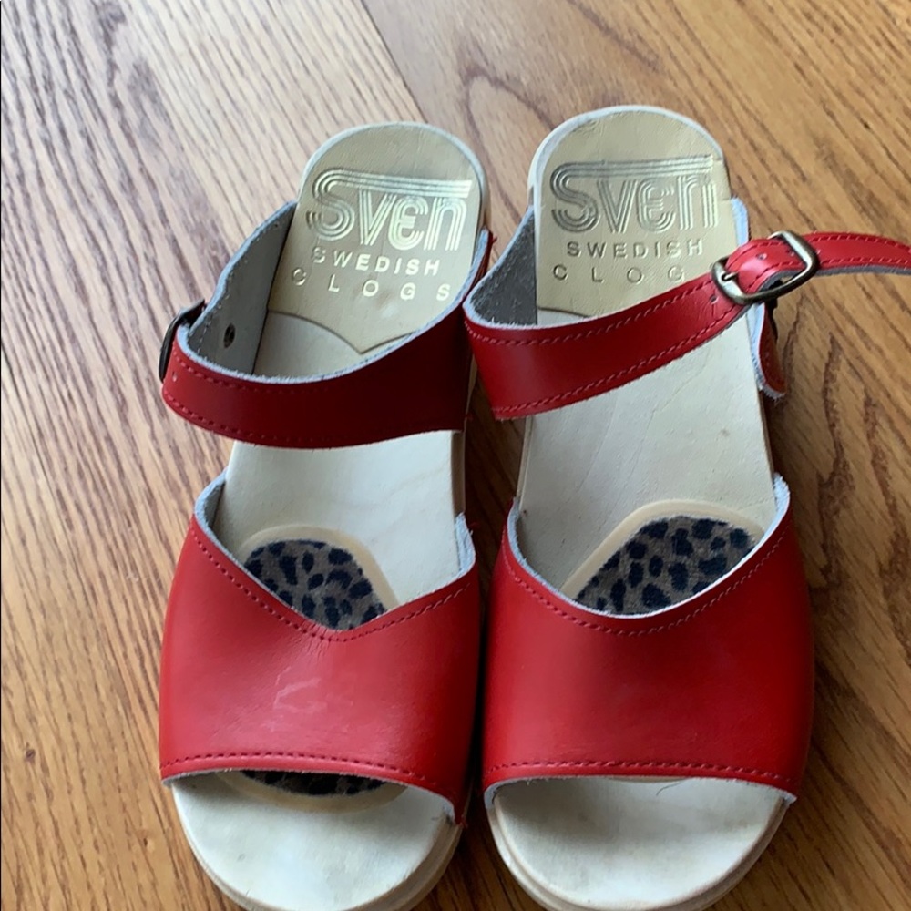 Sven Swedish Clogs Sz 37. Worn but good condition